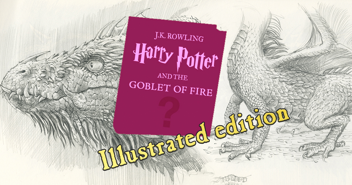 harry potter goblet of fire illustrated paperback